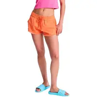 Roxy Bermudas "Scenic Route", Damen, Gr. XS, orange (rot orange), Obermaterial: 100% Baumwolle., Hosen Bermudas