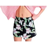 Roxy 2-in-1-Shorts "Lekeitio Bay Printed", Damen, Gr. XS, Normalgrößen, bunt (anthrazit spring charming), Obermaterial: 100% Viskose., Hosen 2-in-1-Shorts
