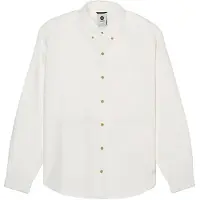 Element Langarmhemd "Button Down Regular Oxford", Herren, Gr. M, weiß (oxford weiß), Obermaterial: 100% Baumwolle., Hemden Langarmhemd