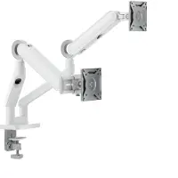 Alogic Glide Flexibler Monitorarm Doppelt – Ermöglicht Ergonomisch Optimale Haltung – Robuste Federzugunterstützung – Geeignet für 17 bis 32 Monitore