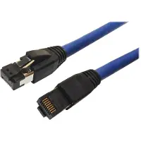 Microconnect MC-SFTP805B, 5 m, Cat8.1, S/FTP (S-STP), RJ-45, RJ-45, Blau