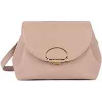 Lancaster Trotteur-Tasche mit Klappe und Metallverschluss S Milano Pia Nude