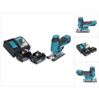 Makita DJV 185 RG Akku Pendelhubstichsäge 18 V Brushless + 2x Akku 6,0 Ah + Ladegerät