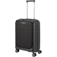 Travelite Mooby Trolley S mit Vortasche, 4-Rollen Schwarz