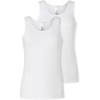 Schiesser Tanktop Damen 182906 Modern Multipacks White (2er Set)-XXXL