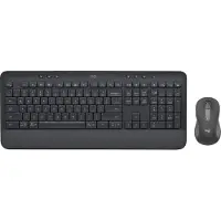 Logitech Signature MK650 for Business Tastatur & Maus, Wireless, Deutsch, Schwarz, Schwarz, Kabellos, Deutsch