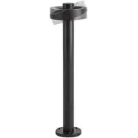 LUCANDE LED-Wegeleuchte Nirella, 60 cm, schwarz, CCT, IP65