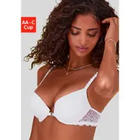 LASCANA Push-up-BH "Fabia" mit Stickerei am Rücken & an den Trägern, Dessous, T-Shirt-BH