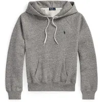 Ralph Lauren für Damen. 211971698004 Fleece-Sweatshirt Shrunken Fit grau (S), Lässig, Baumwolle
