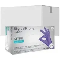 Ampri Style Prune Nitrilhandschuhe, puderfrei, lila 01179-L , 1 Karton = 10 Packungen à 100 Stück, Größe L