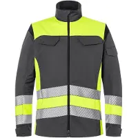 Kuebler KÜBLER REFLECTIQ Jacke Klasse 1 warngelb/anthrazit 3XL - 1208 8340-3497-3XL - warngelb/anthrazit