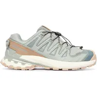 Salomon Trailrunningschuh "XA PRO 3D V9 GORE-TEX LIFELONG W", Damen, Gr. 42,5, wrought iron, oxford tan, vanilla ice, Leder, Synthetik, Schuhe Trailrunningschuh, wasserdicht