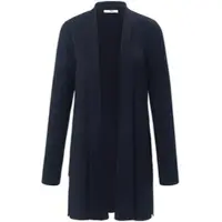 Peter Hahn Long-Strickjacke blau