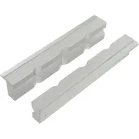 VAR Set Of 2 Aluminium Jaws For Bench Vise Werkbank