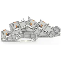 Wago 2205-7642 Installationsetagenklemme,mit Drücker,4 mm2,grau 22057642 - 50 Stück