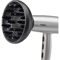 BaByliss Cosmos D580DE, Gleichstrom, Satinierter Stahl, Hängeschlaufe, 1,95 m, Tasten, China