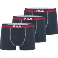 FILA Boxershorts elastischer Logobund, Kontrastnähte