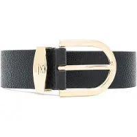 Armani Exchange für Damen. XW002619AF22693UC001 Zungengurt schwarz (90cm), Lässig, Leder