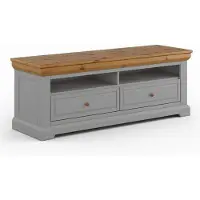 Feldmann-Wohnen Lowboard Marone Elite TV-Unterschrank 155x48x58cm Massivholz geölt Farbe wählbar