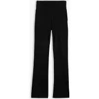 Bonprix "Baumwoll-Leggings, Flared Leg" aus Baumwolle, mit elastischem Bund, Skinny Fit, unifarben
