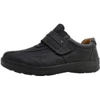 Jomos Herrenschuhe Slipper Klettschuh Schwarz Freizeit