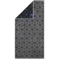Villeroy & Boch Handtuch "Handtuch Handtuch Carré 1er Pack" Gr. M, schwarz (dunkelgrau, schwarz), B:50cm, Obermaterial: 100% Baumwolle CO., Handtücher, Handtuch