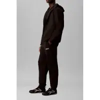 Calvin Klein Sweathose JEANS, Herren, Gr. XXL, N-Gr, schwarz, Sweatware, Obermaterial: 100% Baumwolle, unifarben, regular fit lang, Hosen Sweathose, elastische Bündchen, Reine Baumwolle, Glanzdruck