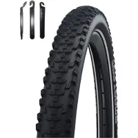Schwalbe 1 x Smart Sam Addix DD Performance Line 29 x 2,60 (65-622) Schwarz/Reflex inkl. Reifenheber
