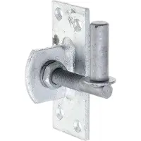 Alberts Kloben zum Anschrauben verstellbar um 20 mm feuerverzinkt Dornmaß Ø13 mm Platte 100 x 40 mm