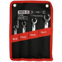 YATO YT-0143 4 Bremsleitungsschlüssel halboffen Ringschlüssel Leitungsschlüssel