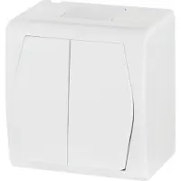 Elektro-Plast Hermes2 Hermetischer Schalter 10A IP44 weiß 1002-00