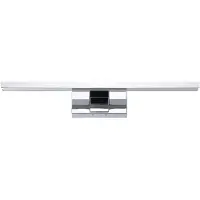 Eglo LED Spiegelleuchte Conettilla, Lampe Spiegel Badezimmer, Spiegellampe aus Aluminium in Chrom und Kunststoff, warmweiß - kaltweiß, IP44, L 40 cm