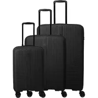 Travelite AIR STRIPE Trolley 4w L/M exp./S, Black