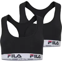 FILA Bustier "WOMAN BUSTIER" ohne Polsterung und ohne Bügel, Racerbackrücken
