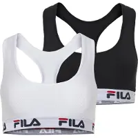 FILA Bustier "WOMAN BUSTIER" ohne Polsterung und ohne Bügel, Racerbackrücken