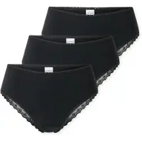 Schiesser Damen Brazilian-Slips, 3er Pack - 3Pack Brazilian, Stretch Cotton, uni