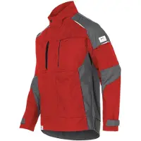 Kübler ACTIVIQ cotton+ Jacke mittelrot/anthrazit XS - 1250 3421-5597-XS - mittelrot/anthrazit
