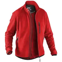 Kübler Fleecejacke mittelrot XS - 1242 5369-55-XS - mittelrot