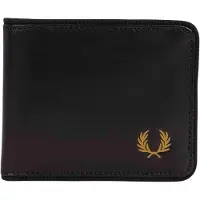 Fred perry für Herren. L2810 Tonal Geldbörse schwarz (OSFA), Lässig, Recyceltes Polyester