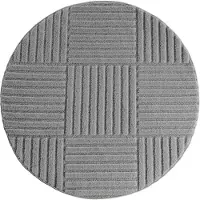 Ayyildiz Teppiche Teppiche "ART 1123, auch als Läufer und in Rund erhältlich" rund 8 mm Höhe Boho Design, 3D Optik, Struktur Hoch Tief, skandinavisch, Wohnzimmer