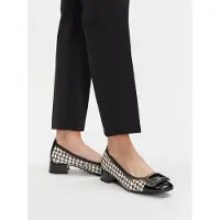 Hispanitas für Damen. HI254318 Leder-Schuhe Oporto schwarz (37), 3 bis 5 cm, Keine, Lässig