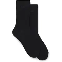 BOSS Zweierpack mittelhohe Socken mit Logos Grösse 39-42