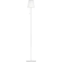 Eglo Solar-LED-Terrassenlampe Scordiano-L, weiß, Höhe 120 cm
