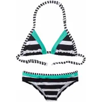 Kangaroos Triangel-Bikini "Anita Kids" mit Blockstreifen