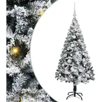 vidaXL Künstlicher Weihnachtsbaum Weiß 150 cm