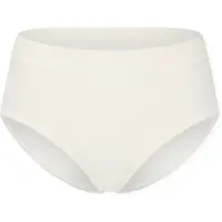 Schiesser Retro Pants "Unique Cotton", Damen, Gr. 42, weiß (off, weiß), Obermaterial: 90% Baumwolle, 10% Elasthan, unifarben, körpernah, Unterhosen Retro Pants