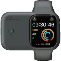 INF Magnetisches Ladegerät für iWatch 40/41/42mm, Mini Powerbank, Kabellos Blau