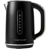 Riviera & Bar Kabelloser wasserkocher 1,8 l 2200 w schwarz satiniert - BBT669