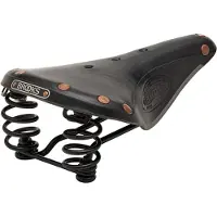 Brooks Flyer Special, Fahrradsattel, Stadt, Unisex, Schwarz, Einfarbig, Leder