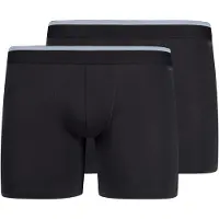 Skiny Lange Unterhose "Cotton Multipack", Herren, Gr. S, schwarz, Obermaterial: 95% Baumwolle, 5% Elasthan, unifarben, normal, Unterhosen Lange Unterhose, bequem, elastisch, basic, weich, Baumwollmix